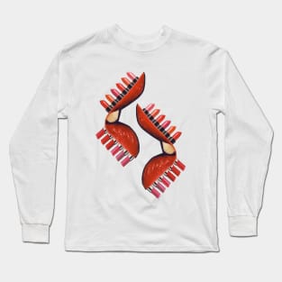 Lipsticks Parade Long Sleeve T-Shirt